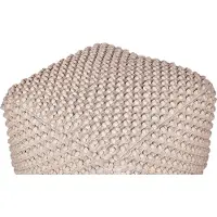 Beliani KINGRI - Poef-Beige-Katoen