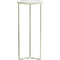 Light & Living Retiro pilaar Ø35x80 cm - rib glas/crème