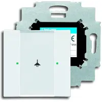 Busch-Jaeger BJ Bedieningspaneel 1f met aangesloten buskoppelaar KNX (artikelnummer 6125/01-84)