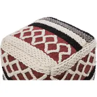 Beliani Poef bont 42 x 48 cm SAGAR