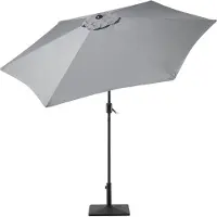 Beliani VARESE - Parasol - Grijs - 270 cm - Polyester