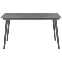 Beliani MILETO - Tuintafel-Grijs-Aluminium