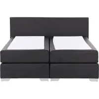 Beliani President - Boxspring - Zwart - 180 x 200 cm