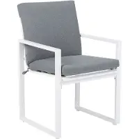 Beliani PANCOLE - Tuinstoel-Grijs-Polyester