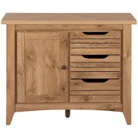 Beliani AGORA - Sideboard-Lichte houtkleur-MDF, Vezelplaat