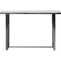 Beliani PLANO - Consoletafel-Wit-Veiligheidsglas