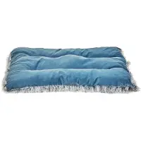 Beliani ERGANI - Dierenbedje-Blauw-Fluweel