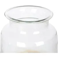 Beliani BHATURE - Bloemenvaas - Multicolor - 27 cm - Glas