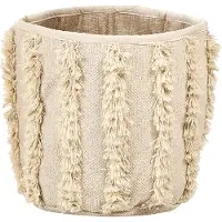 Beliani KAKKI - Mand - Beige - Katoen