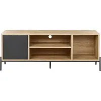 Beliani MOINES - TV-kast-Lichte houtkleur-MDF