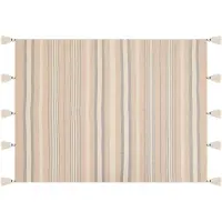 Beliani YARSELI - Plaid-Beige-Katoen