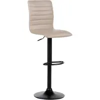 Beliani LUCERNE - Draaikruk-Beige-Kunstleer