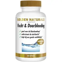 Golden naturals 2x Vocht & Doorbloeding 180 Vegacapsules