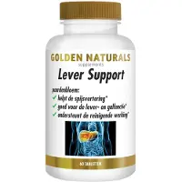 Golden naturals 2x Lever Support Vegan 60 tabletten