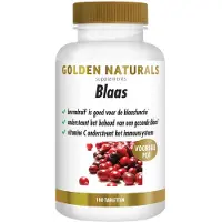 Golden naturals 2x Blaas Vegan 180 tabletten