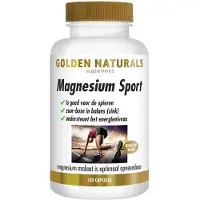 Golden naturals 2x Magnesium Sport 120 Vegacapsules