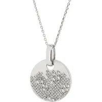 Orphelia ZH-4777 - HANGER MAT SURFACE - ZIRCONIUM - 925 zilver - cubic zirkonia - 45 cm
