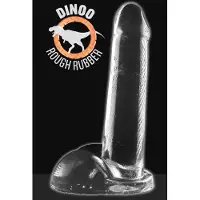 Dinoo Dildo Diceratops 29 x 6 cm - transparant