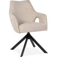 Bommel Wonen Armstoel Carita - draaibaar - stof Soho Beige - pocketvering