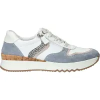 Puma Rebound JOY Jr - Hoge sneakers - Imitatieleer - Limestone White - Maat 36