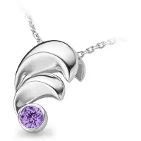 Orphelia Dames 925 Sterling Zilveren Ketting met Hanger - Zilver ZH-4690