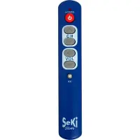 Seki Universele afstandsbediening- Slim- Werkt alleen op infrarood- Donker Blauw