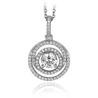Orphelia Dames 925 Sterling Zilveren Ketting met Hanger - Zilver ZH-4841
