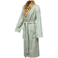 Ten Cate Jet Original Badjas Velours Tiger - groen S