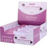 OKONO Keto Bar Double Chocolate | 12 x 40 g PROMO