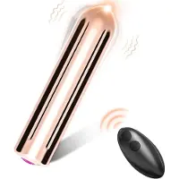 Dreamlove - WARHEAD VIBRATOR BULLET REMOTE CONTROL GOLDEN 2 CM X 8.8 CM | VIBRATOR | MINI VIBRATOR | SEX TOYS | SEKSSPEELTJES | SEX TOYS VOOR KOPPELS | SEX TOYS VOOR VROUW | SEKSSPEELTJES VOOR VROUW