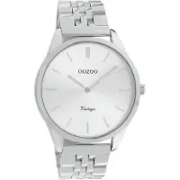 Oozoo Timepieces Horloge Vintage Zilver | C9981