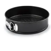 Floria Florina Likoris ronde springvorm met anti-aanbaklaag - Bakvorm - Cakevorm - 24 cm - Zwart