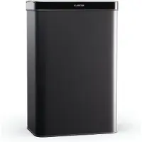 Klarstein touchless 50 l sensor afvalemmer, zwart mat - soft-close deksel, LED-display, ideaal voor de keuken - afvalemmer voor de keuken, prullenbak voor organisch afval