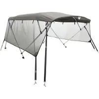 vidaXL Biminitop 3 bogen met mesh zijwanden 183x(137-152)x137 cm