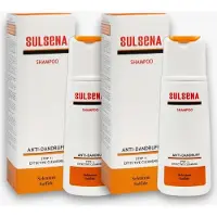 Sulsena 2 x DIEP REINIGENDE EFFECTIEVE ANTI-ROOS Shampoo met Selenium Sulfide voor Elk Haartype Set 2 voor MANNEN en VROUWEN 300 ml