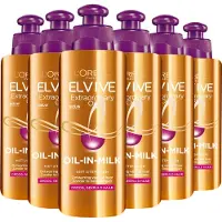 L'Oréal 6x Elvive Extraordinary Oil Krulverzorging Oil-In-Milk 200 ml