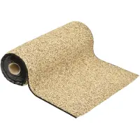 vidaXL Grindfolie 700x40 cm natuurlijk zandkleurig