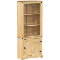 vidaXL Hoge kast Corona 74x38x170 cm massief grenenhout