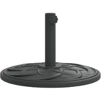 vidaXL Parasolvoet voor stok van Ø38 / 48 mm 12 kg rond