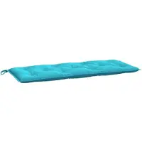 vidaXL Tuinbankkussen 120x50x7 cm stof turquoise