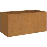 vidaXL Plantenbak 62x30x29 cm cortenstaal