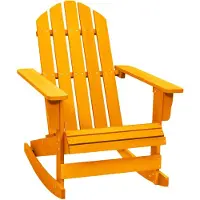 vidaXL Schommelstoel Adirondack massief vurenhout oranje