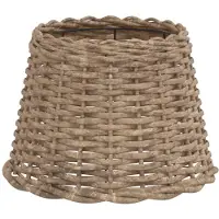 vidaXL Lampenkap Ø30x20 cm wicker bruin