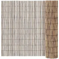 vidaXL Tuinscherm 600x90 cm riet