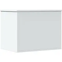 vidaXL Opbergbox 60x42x46 cm bewerkt hout wit