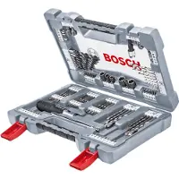 Bosch 2608P00236 Boor- en bitassortiment 105-delig Metaal, Steen, Beton, Hout, Metselwerk 2 mm, 2.5 mm, 3 mm, 4 mm, 5 mm, 6 mm, 7 mm, 8 mm, 9 mm,