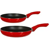 Secret De Gourmet Koekenpannen set 2x stuks Milano - Alle warmte bronnen - dia 20/24 cm - Anti-aanbaklaag - Koekenpannen