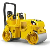 Bruder Spielwaren - Caterpillar Asphalt Drum Compactor (2433)