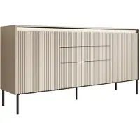 Meubella Dressoir Timoteo - Beige - 166 cm