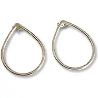 Leelavadee Jewelry Zilveren oorknopjes Silver drop